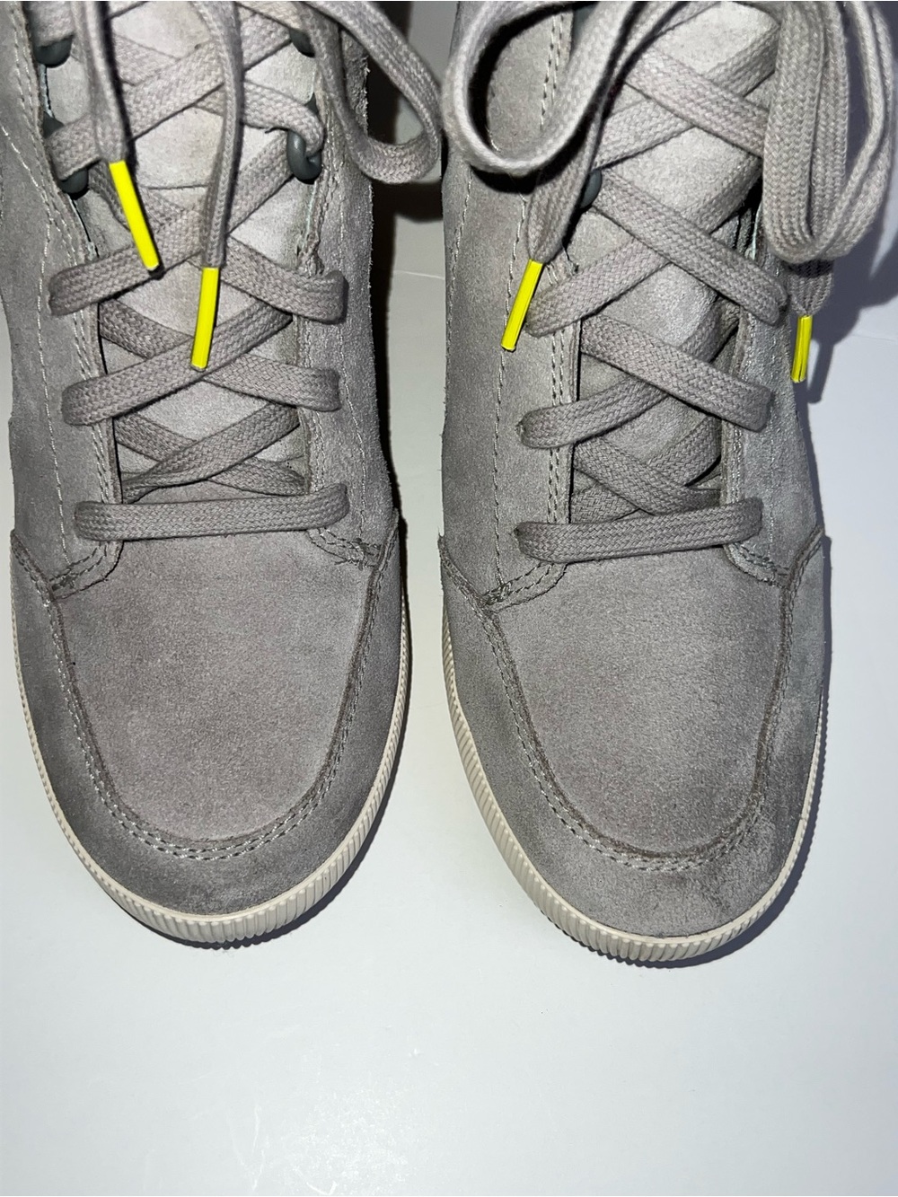 SOREL Out ‘N About Suede Wedge High-Top Sneaker/Booties - Picture 5 of 12